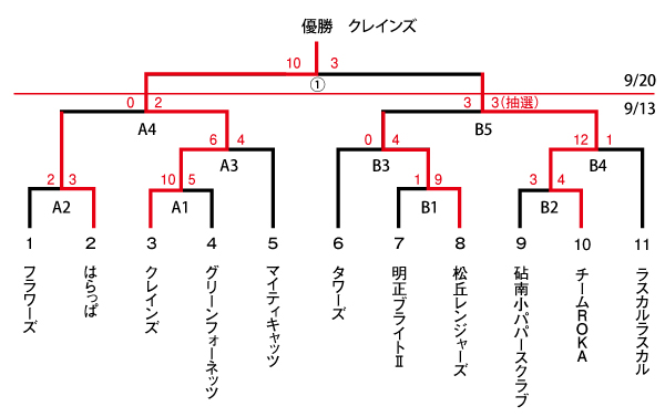 ２０１５年度　区民体育大会　スローピッチ